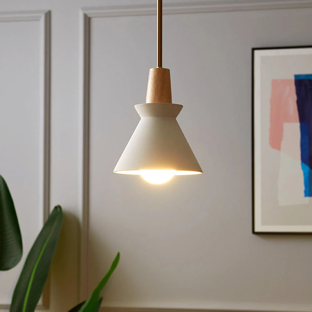 Pendant Light Concrete Cone Scandinavian Style | Veruno