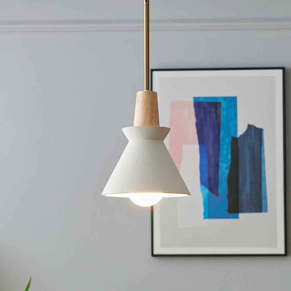 Pendant Light Concrete Cone Scandinavian Style | Veruno