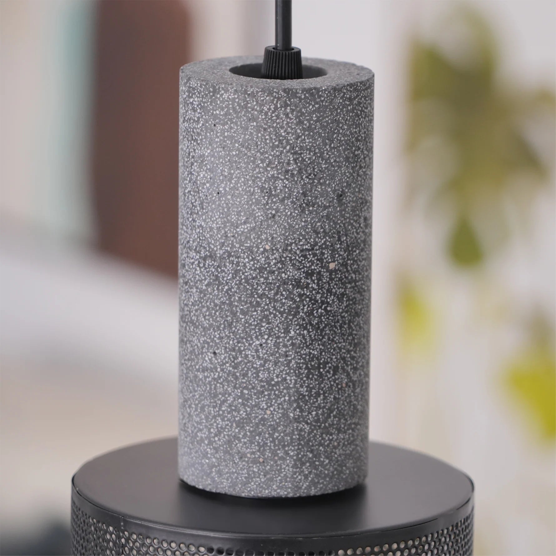 Pendant Light Concrete Cylinder in Urban Style | Lymaros