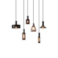 Pendant Light Concrete Cylinder in Urban Style | Lymaros