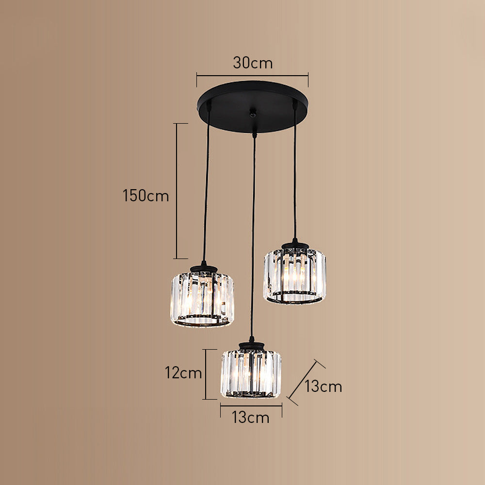 Pendant Light Crystal Multi Head Nordic Style | Lintra