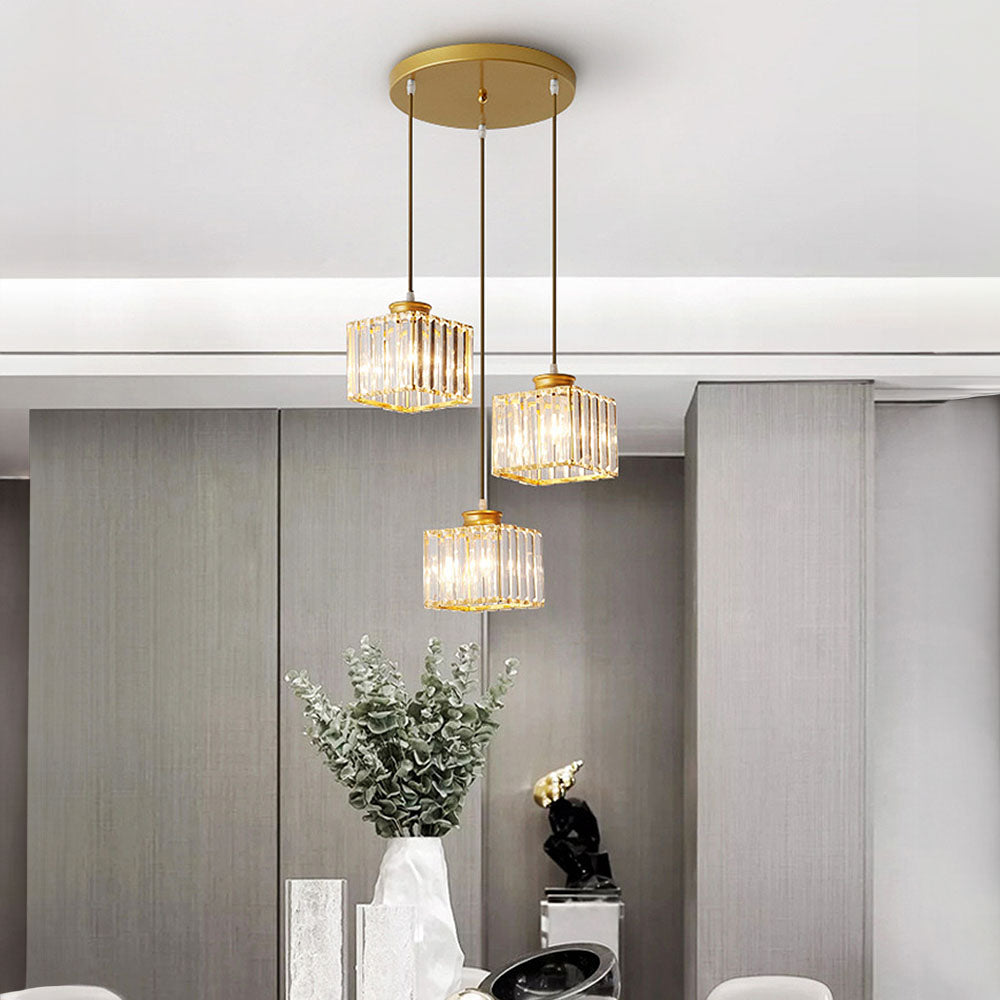 Pendant Light Crystal Multi Head Nordic Style | Lintra