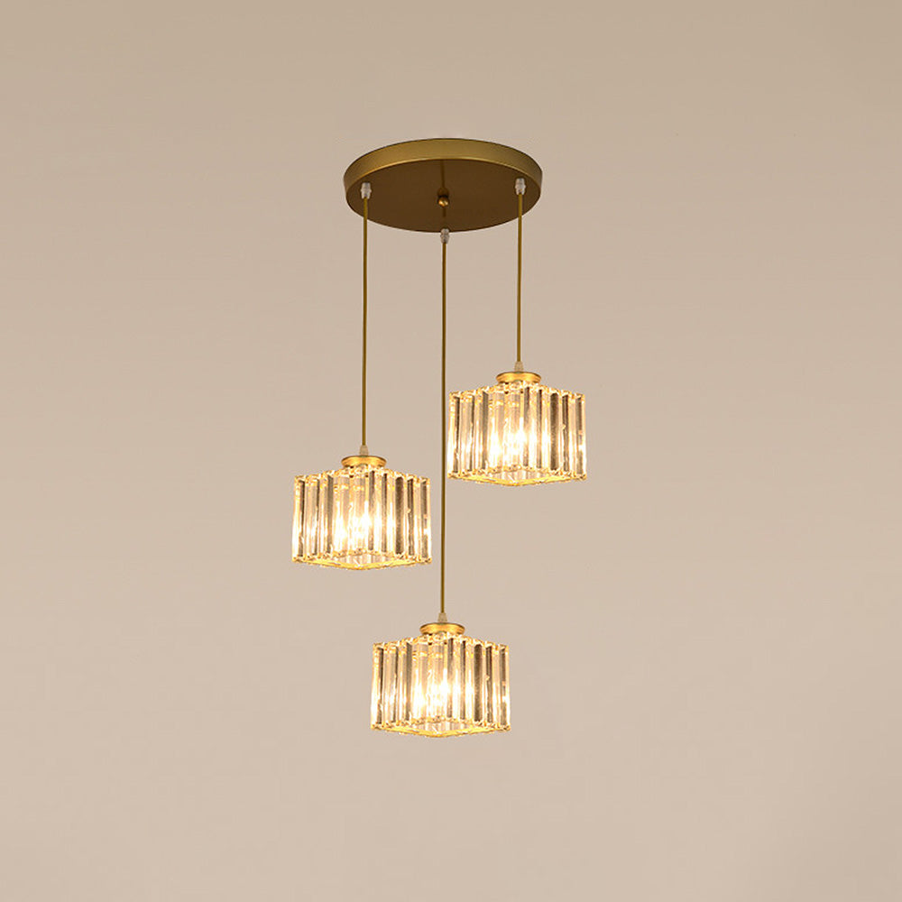 Pendant Light Crystal Multi Head Nordic Style | Lintra