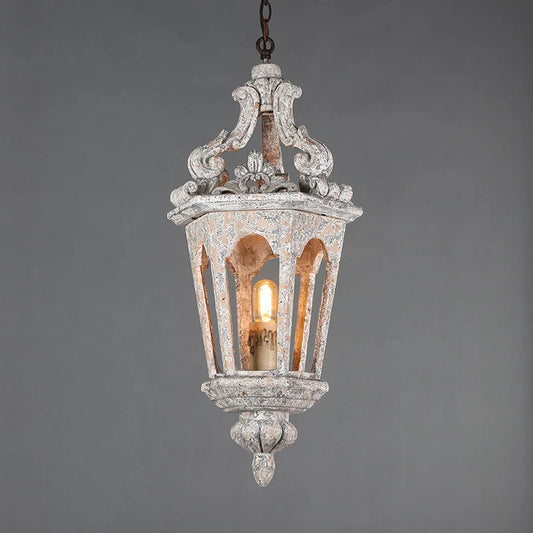Pendant Light Distressed Wood Rustic Hanging Design | Cavalo