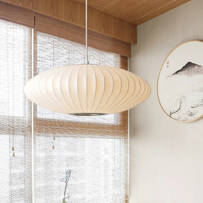 Pendant Light Fabric Shade Modern Interior Lighting | Ralvene