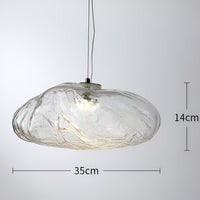 Pendant Light Fiberglass Clouds Minimalist Design | Tenira