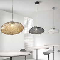 Pendant Light Fiberglass Clouds Minimalist Design | Tenira