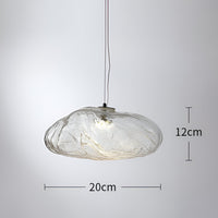 Pendant Light Fiberglass Clouds Minimalist Design | Tenira