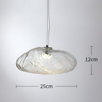 Pendant Light Fiberglass Clouds Minimalist Design | Tenira