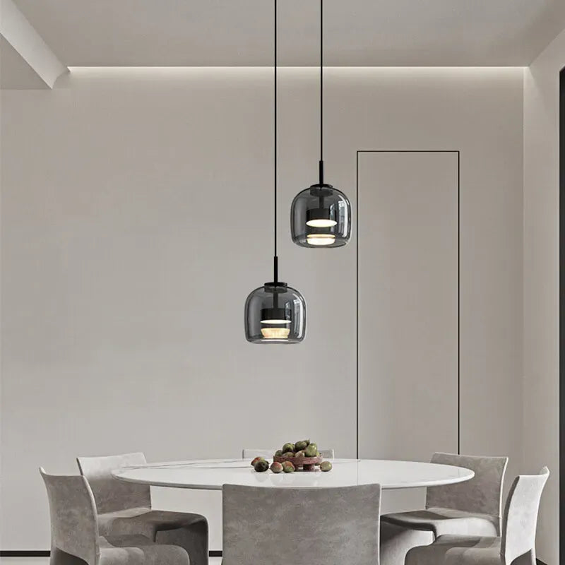Pendant Light Glass Bowl in Nordic Style | Vanari
