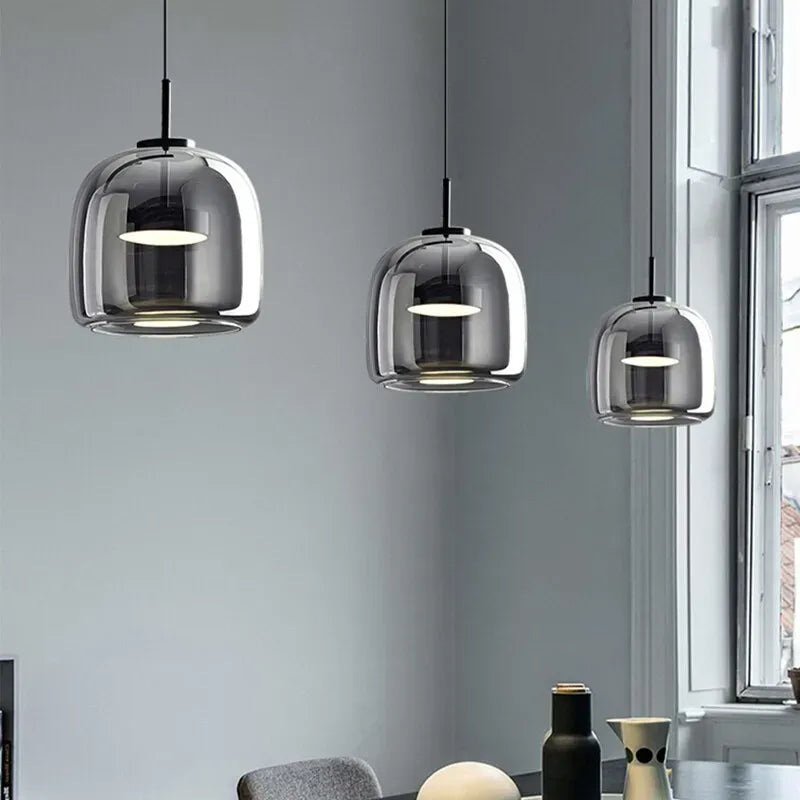 Pendant Light Glass Bowl in Nordic Style | Vanari