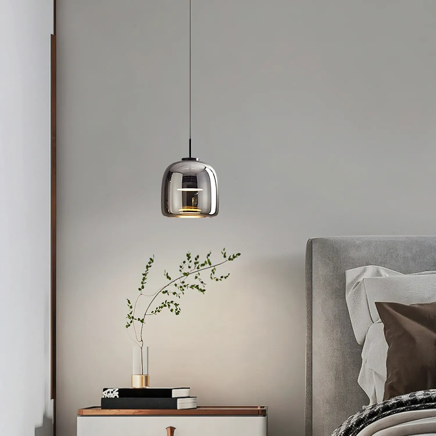 Pendant Light Glass Bowl in Nordic Style | Vanari