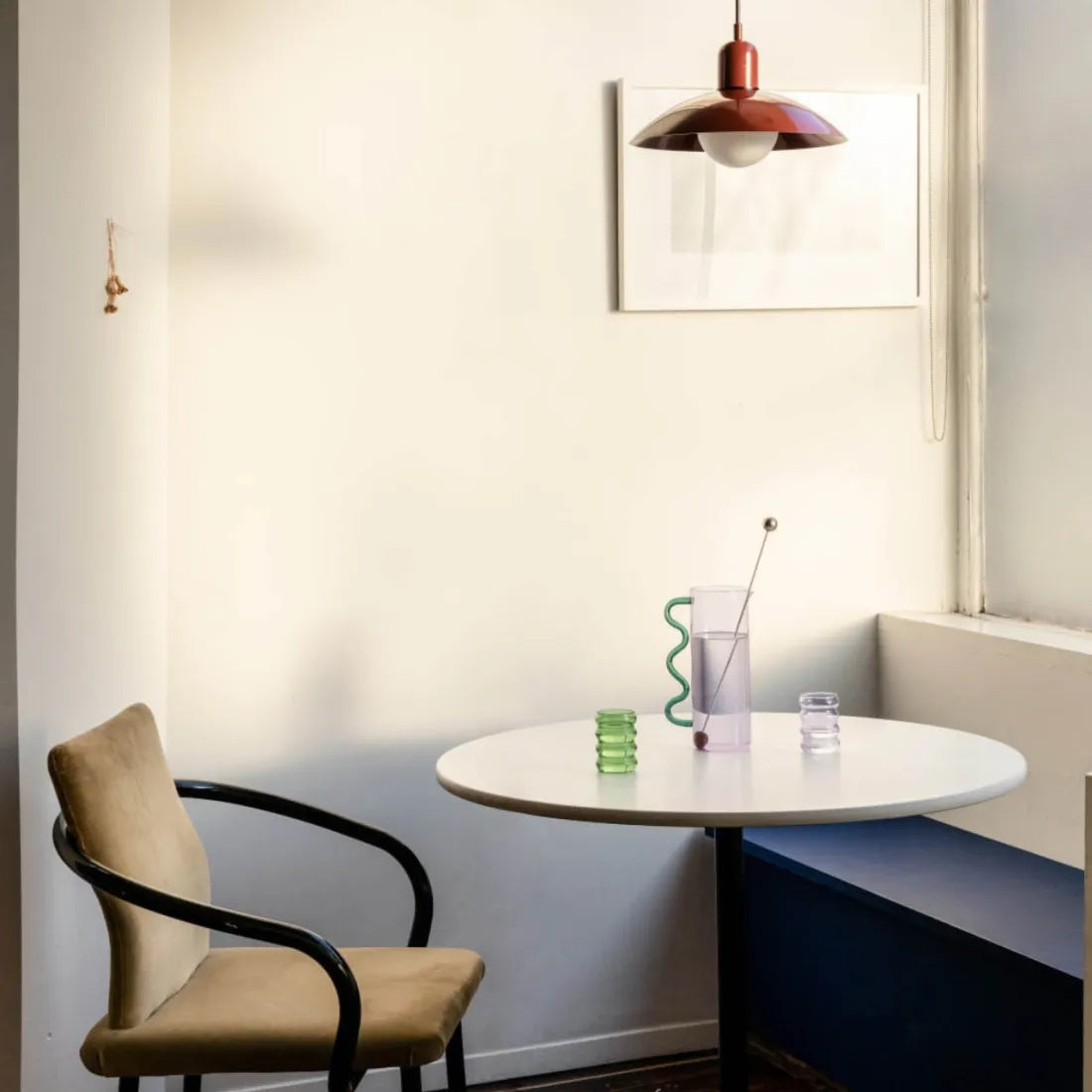 Pendant Light Glass Dome in Modern Bauhaus Style | Marcolo