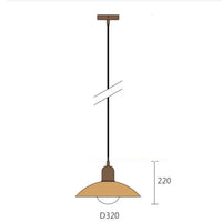 Pendant Light Glass Dome in Modern Bauhaus Style | Marcolo