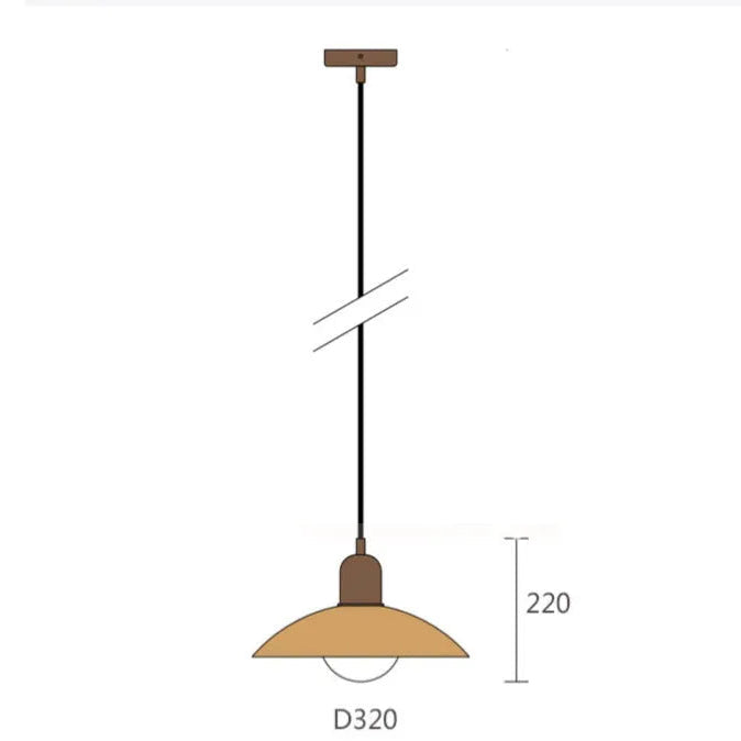 Pendant Light Glass Dome in Modern Bauhaus Style | Marcolo