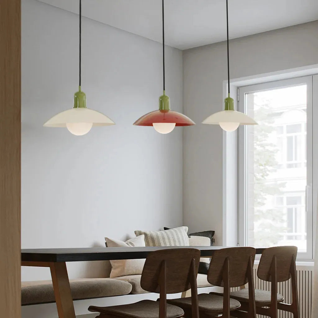 Pendant Light Glass Dome in Modern Bauhaus Style | Marcolo