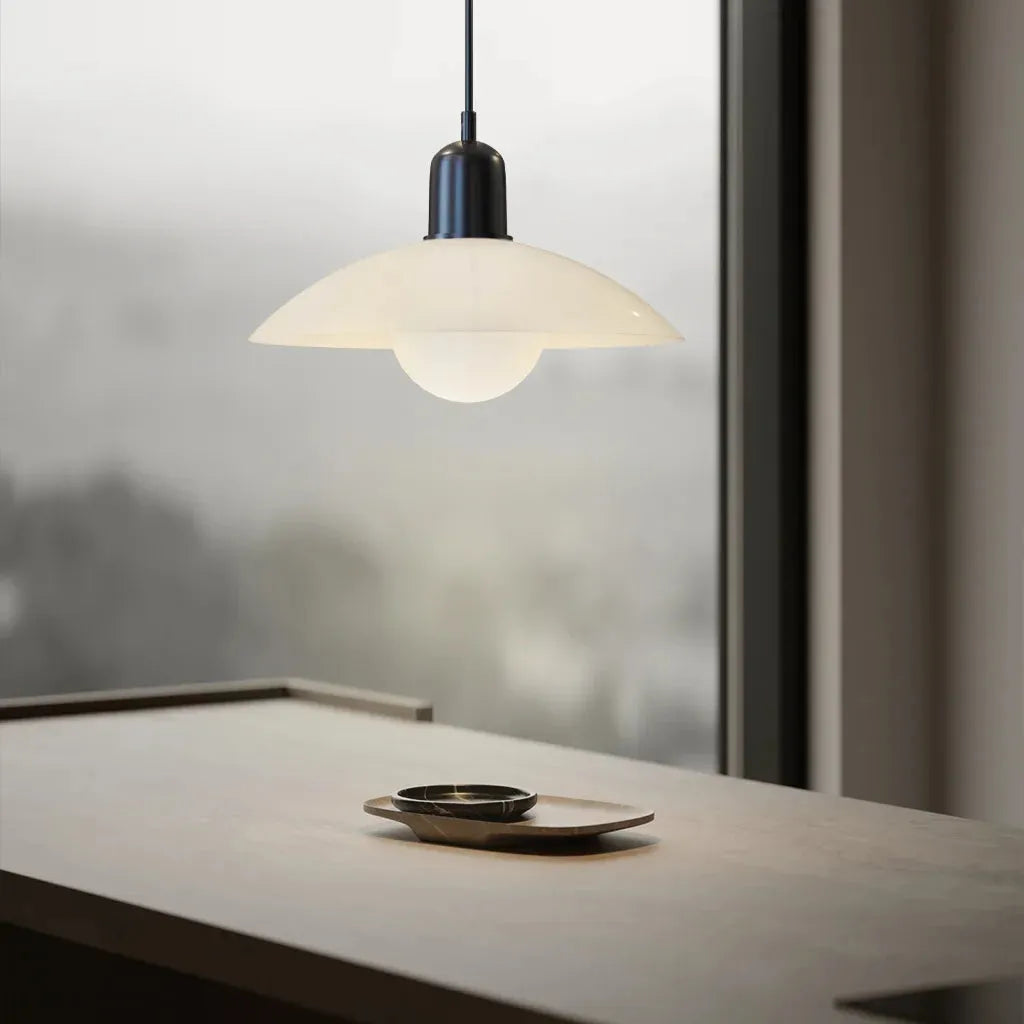 Pendant Light Glass Dome in Modern Bauhaus Style | Marcolo