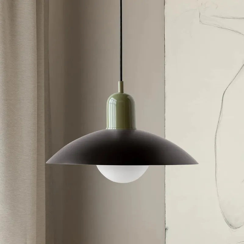 Pendant Light Glass Dome in Modern Bauhaus Style | Marcolo