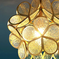 Pendant Light Glass Flower in Nordic Style | Florayn