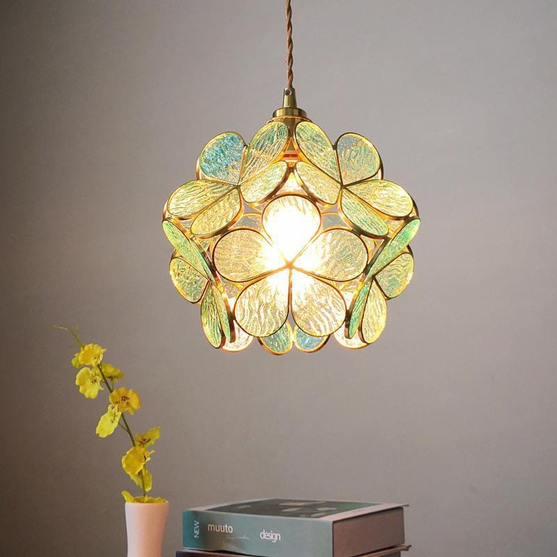 Pendant Light Glass Flower in Nordic Style | Florayn