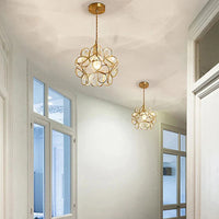 Pendant Light Glass Flower in Nordic Style | Florayn