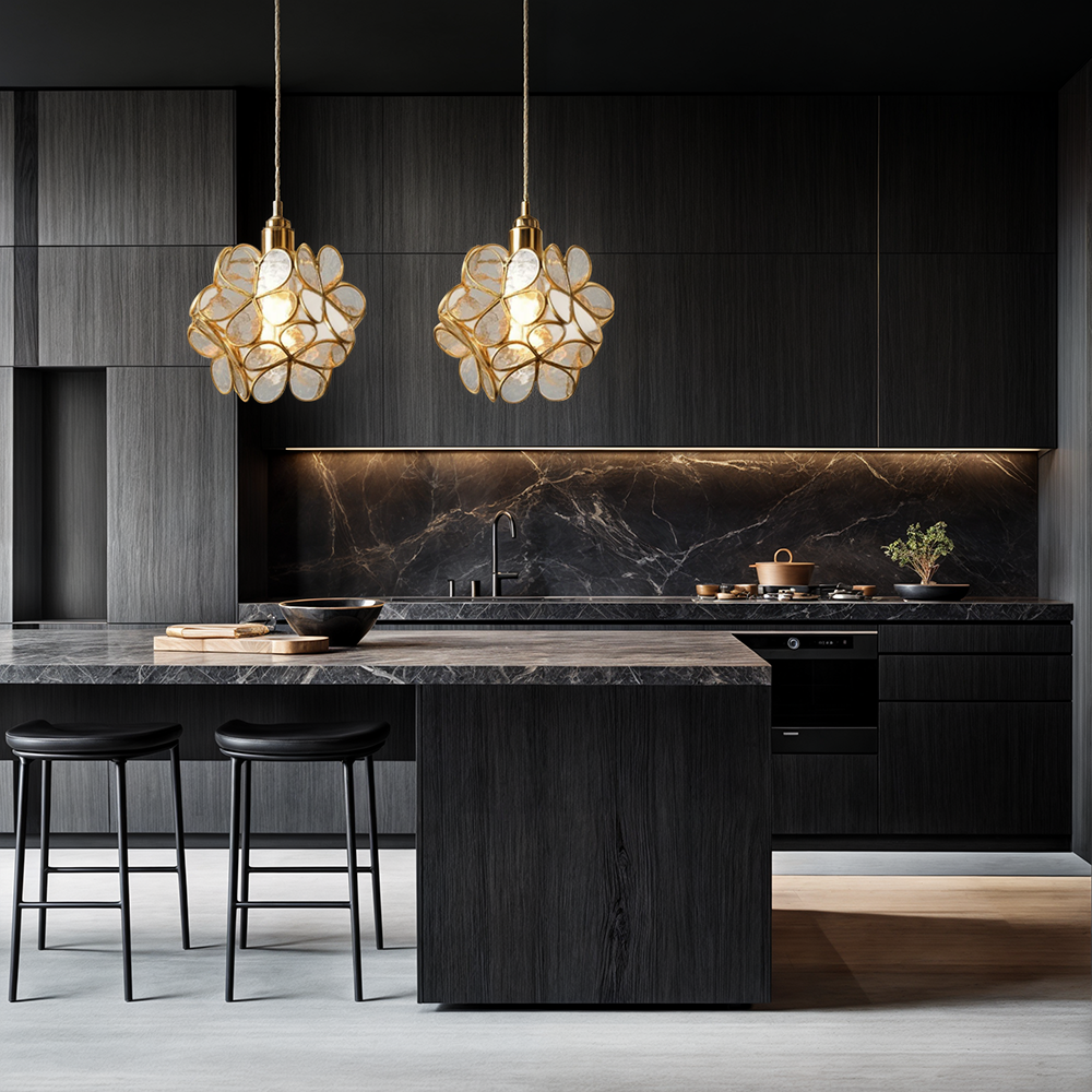 Pendant Light Glass Flower in Nordic Style | Florayn