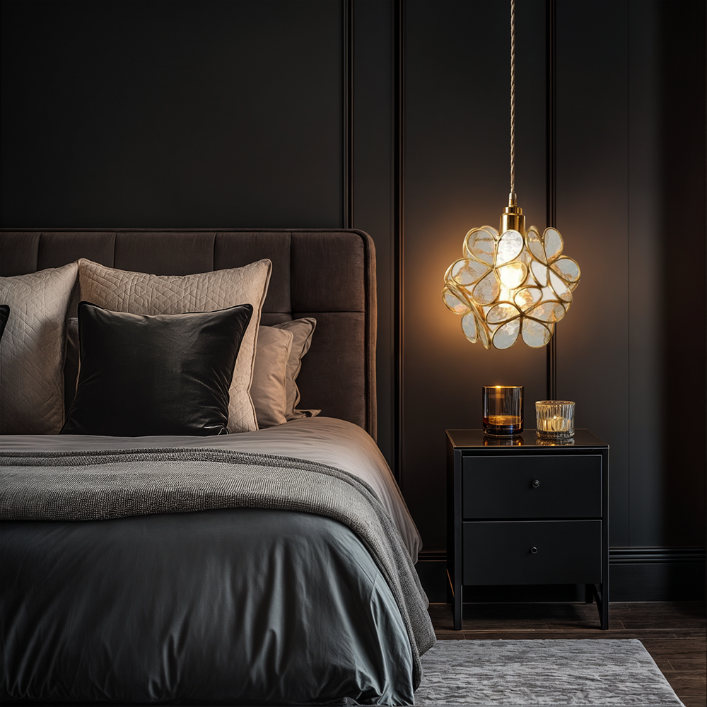 Pendant Light Glass Flower in Nordic Style | Florayn