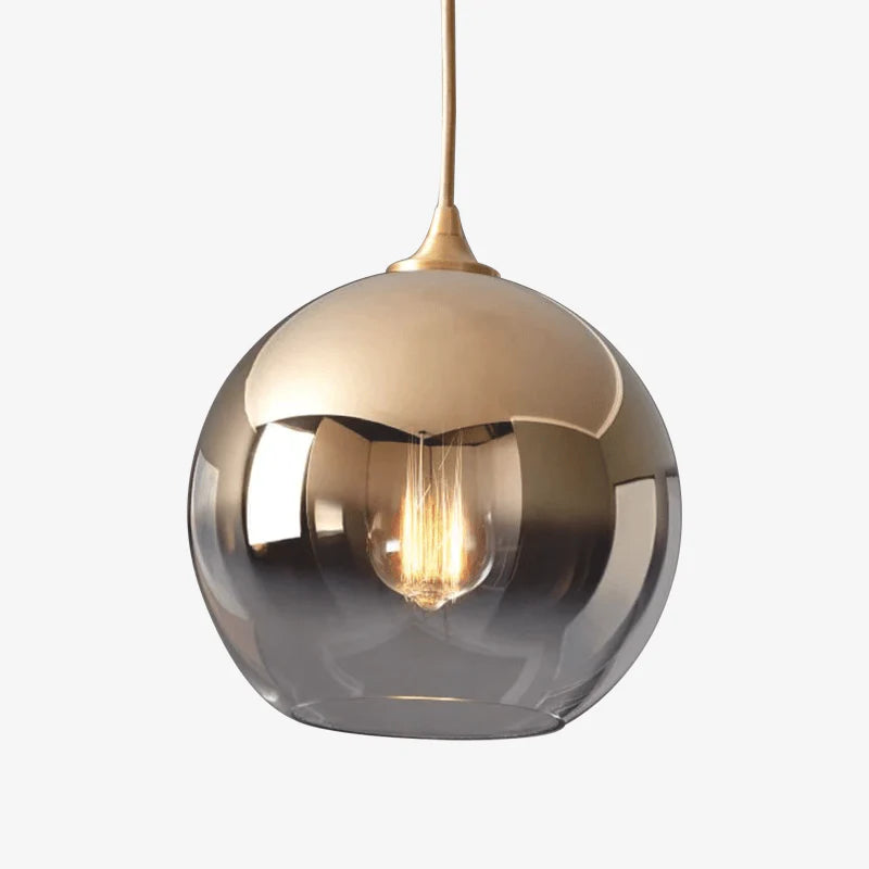 Pendant Light Glass Globe with LED Modern Design | Lomers