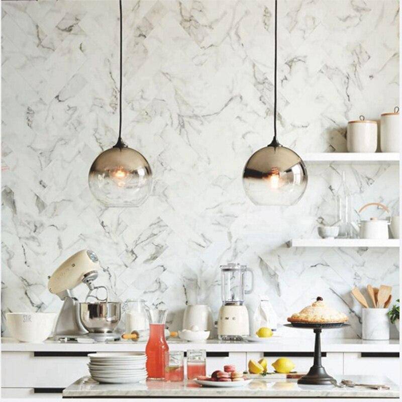 Pendant Light Glass Globe with LED Modern Design | Lomers