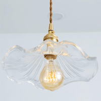 Pendant Light Glass Hibiscus in Nordic Style | Hibiora
