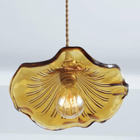 Pendant Light Glass Hibiscus in Nordic Style | Hibiora