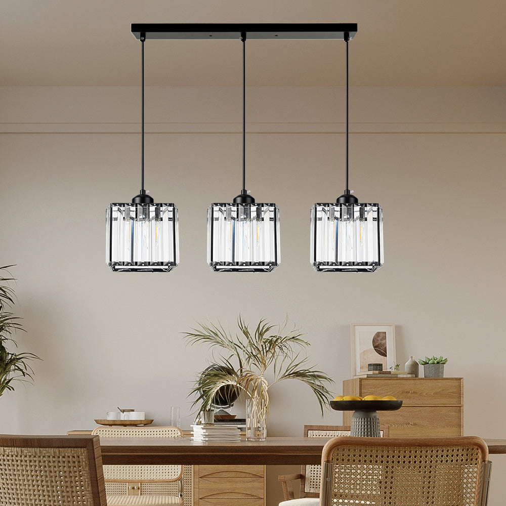 Pendant Light Glass Multihead in Nordic Style | Dorien