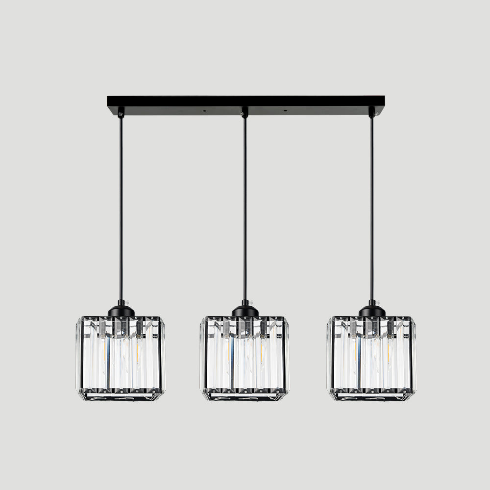 Pendant Light Glass Multihead in Nordic Style | Dorien