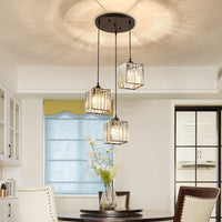 Pendant Light Glass Multihead in Nordic Style | Dorien