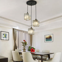 Pendant Light Glass Multihead in Nordic Style | Dorien