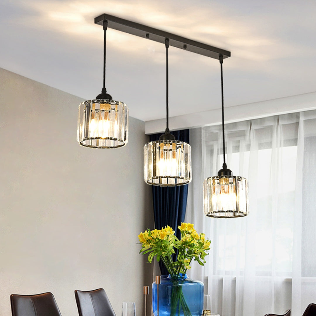 Pendant Light Glass Multihead in Nordic Style | Dorien