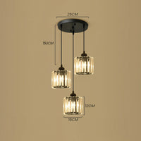 Pendant Light Glass Multihead in Nordic Style | Dorien