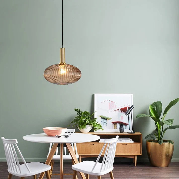 Pendant Light Glass Nordic Retro Design | Calvona
