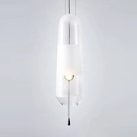 Pendant Light Glass Shade Modern Bedside Lighting | Elliora