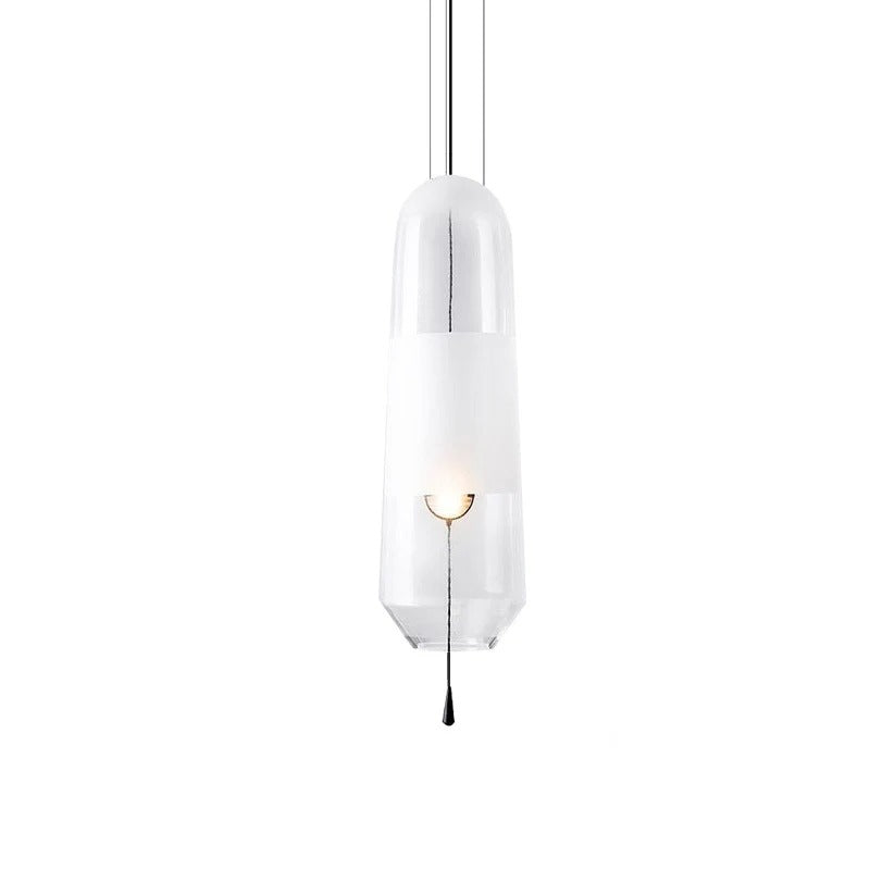 Pendant Light Glass Shade Modern Bedside Lighting | Elliora