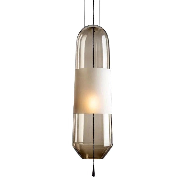 Pendant Light Glass Shade Modern Bedside Lighting | Elliora