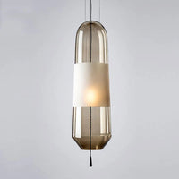 Pendant Light Glass Shade Modern Bedside Lighting | Elliora