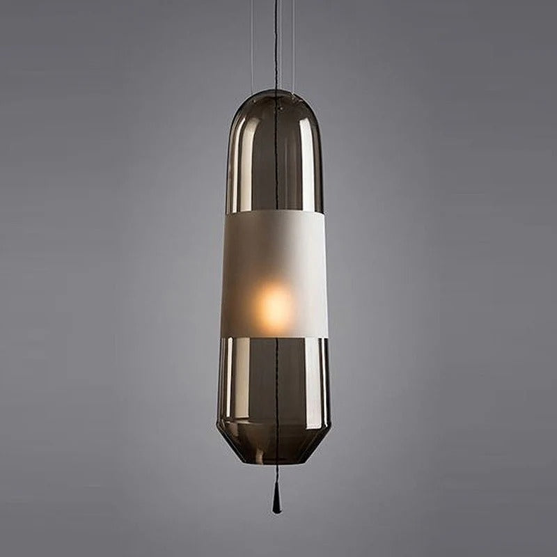 Pendant Light Glass Shade Modern Bedside Lighting | Elliora