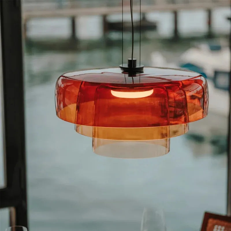 Pendant Light Glass Shade Nordic Design | Merliva