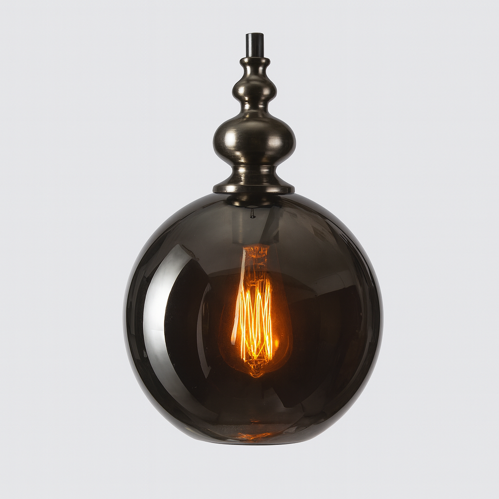 Pendant Light Glass Shade Vintage Style | Merlino