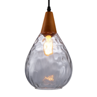 Pendant Light Glass Shade Vintage Style | Merlino