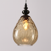 Pendant Light Glass Shade Vintage Style | Merlino