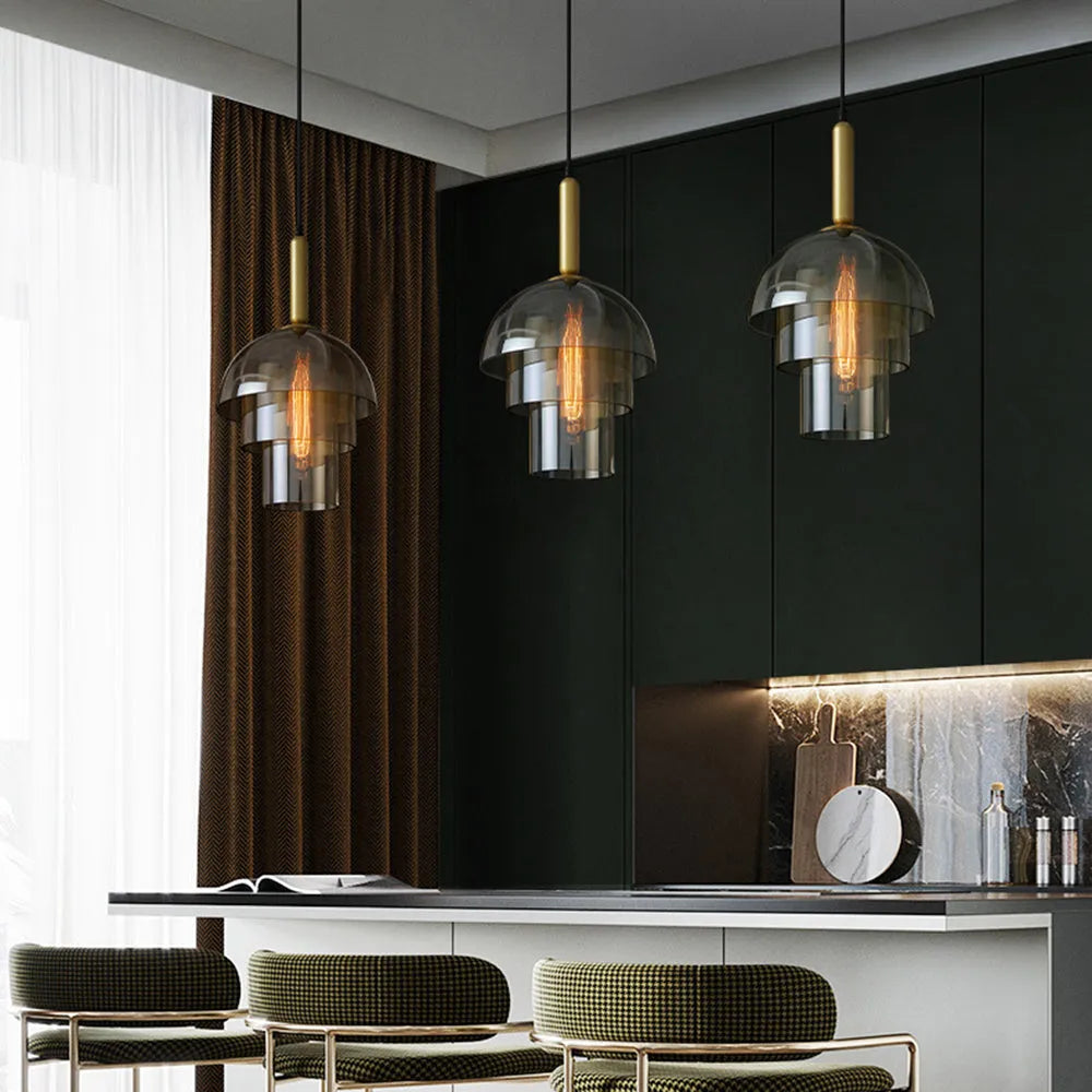 Pendant Light Glass Shade in Modern Style | Melvoro