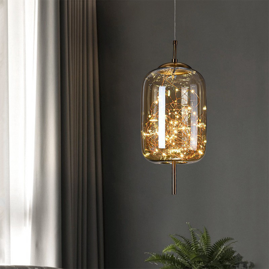 Pendant Light Glass Shade in Nordic Style | Norvalo
