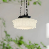 Pendant Light Glass Shade in Retro Interior Style | Ferindo